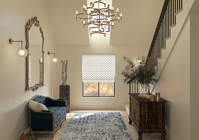 Hanalei, Sky Blue - Twist&Fit Roman Blind - Image 8